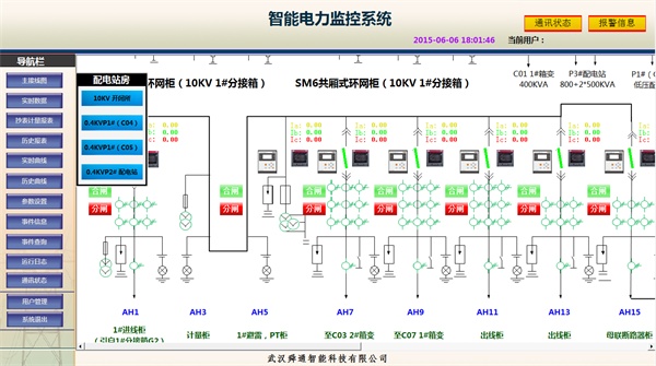 QTouch智能电力监控系统主界面1