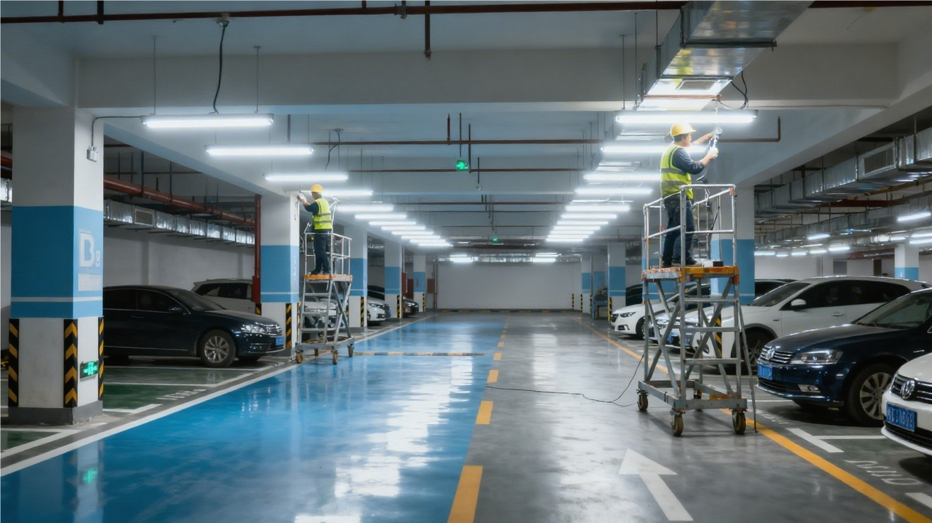 晶映地下停車場省電節能改造