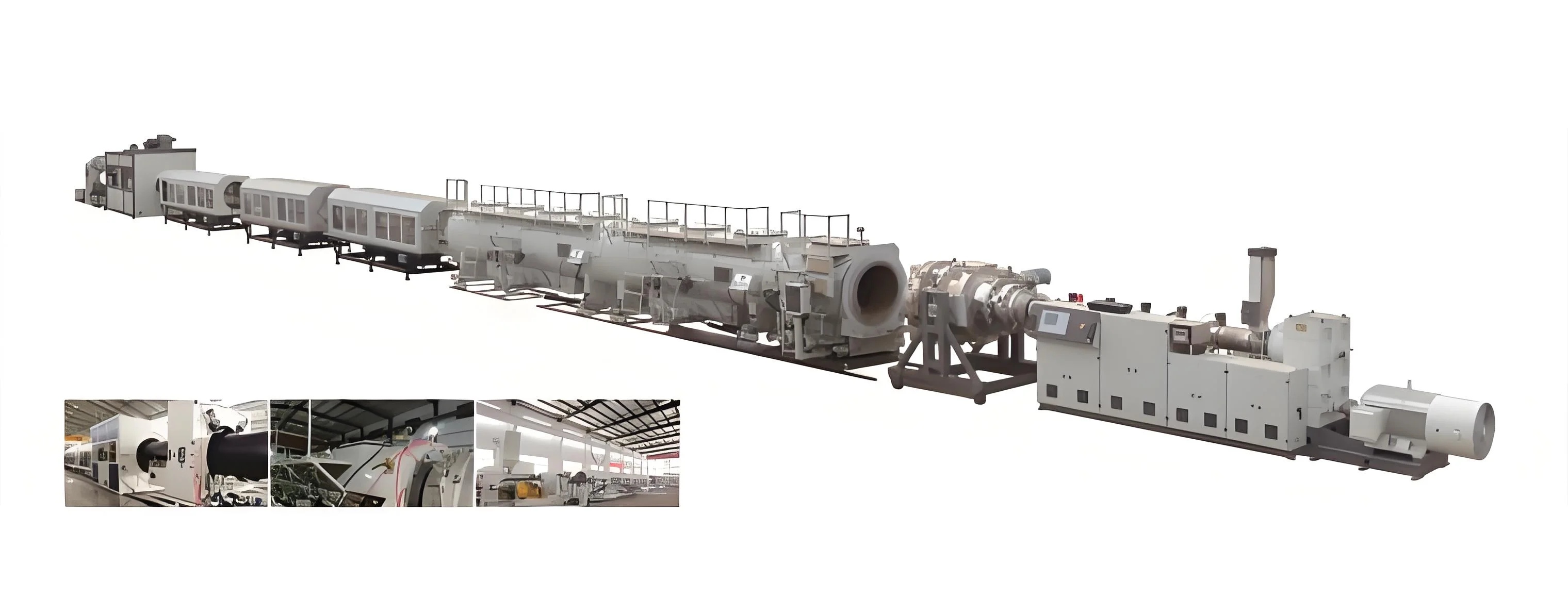 plastic pipe extrusion line