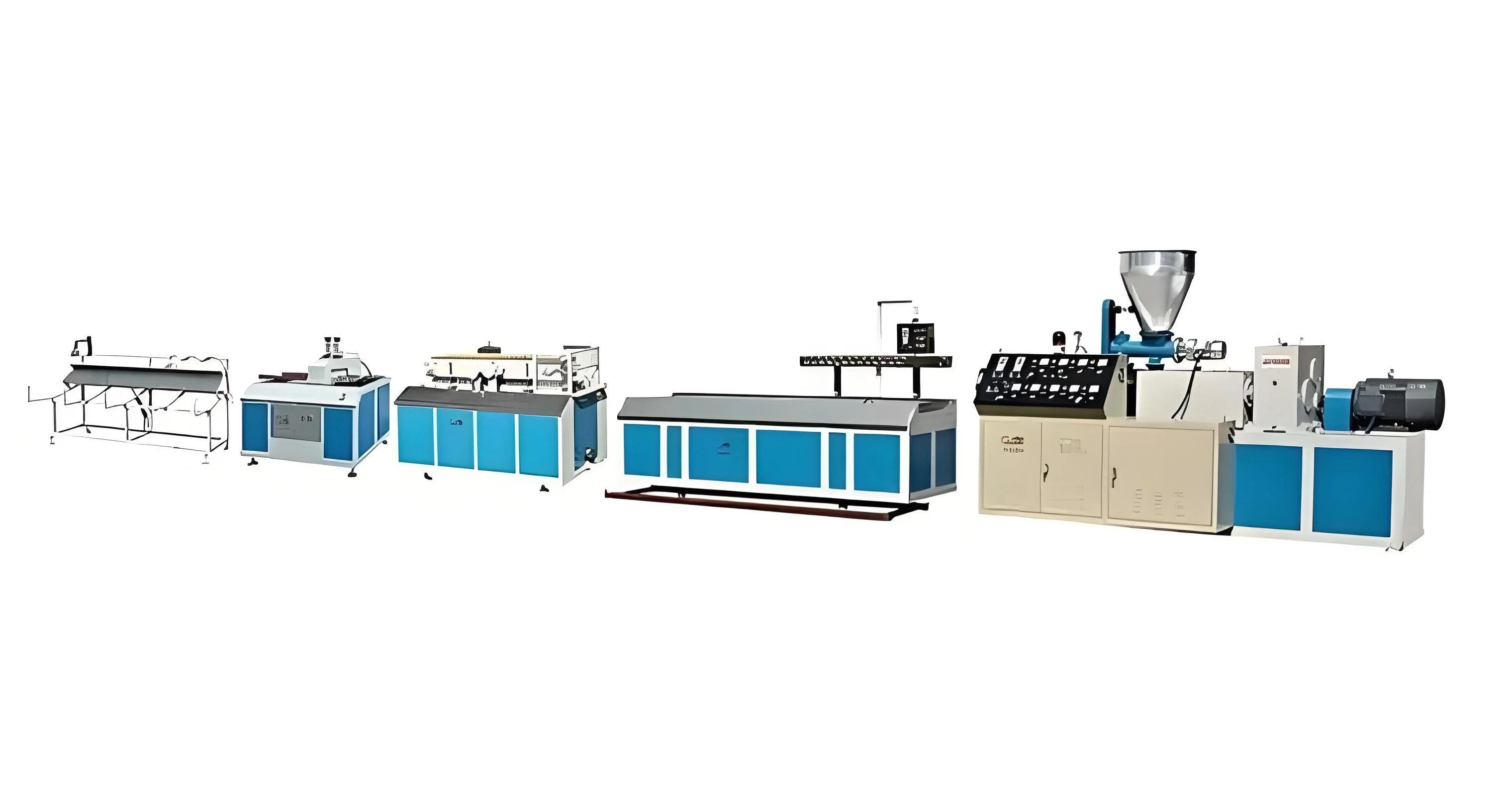 plastic profile extrusion line plastic profile extrusion line