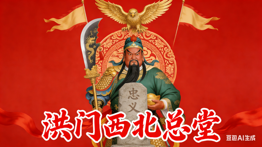 陜西雙刀會洪門茶陣 誠信為本 紅里錸供應