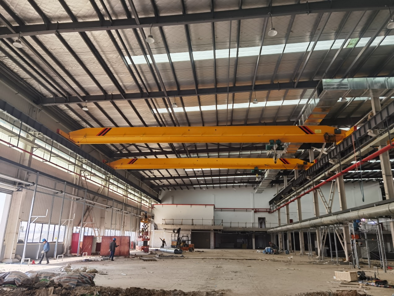 常州客戶安裝多臺(tái)起重機(jī)