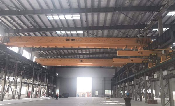 LH10T+10T歐式電動(dòng)葫蘆雙梁橋式起重機(jī)