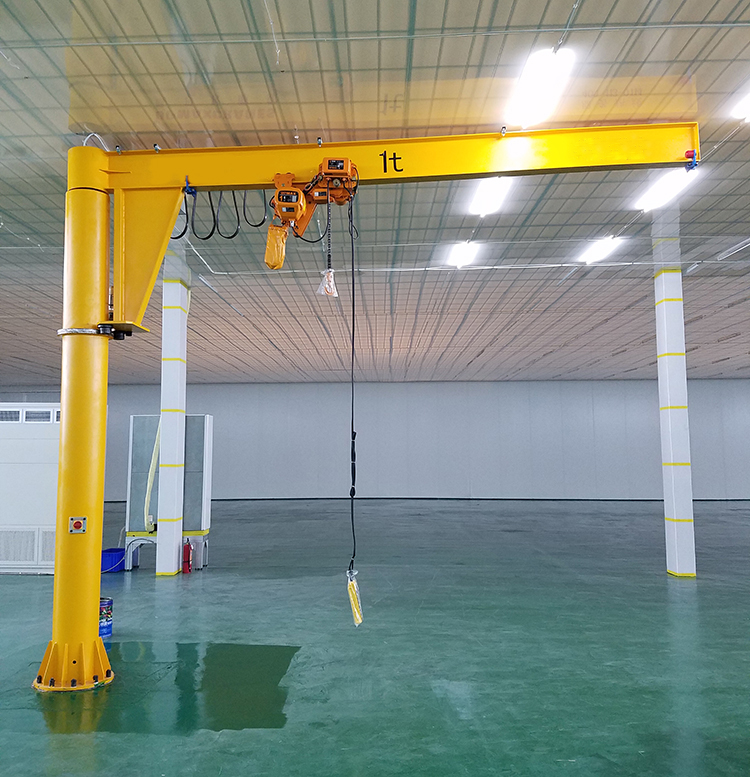 1T定柱式旋臂起重機（電動旋轉）