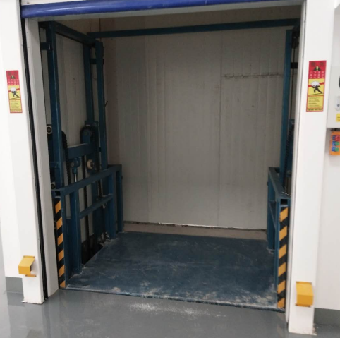 上海大眾改裝廠安裝1T2T液壓升降臺(tái)