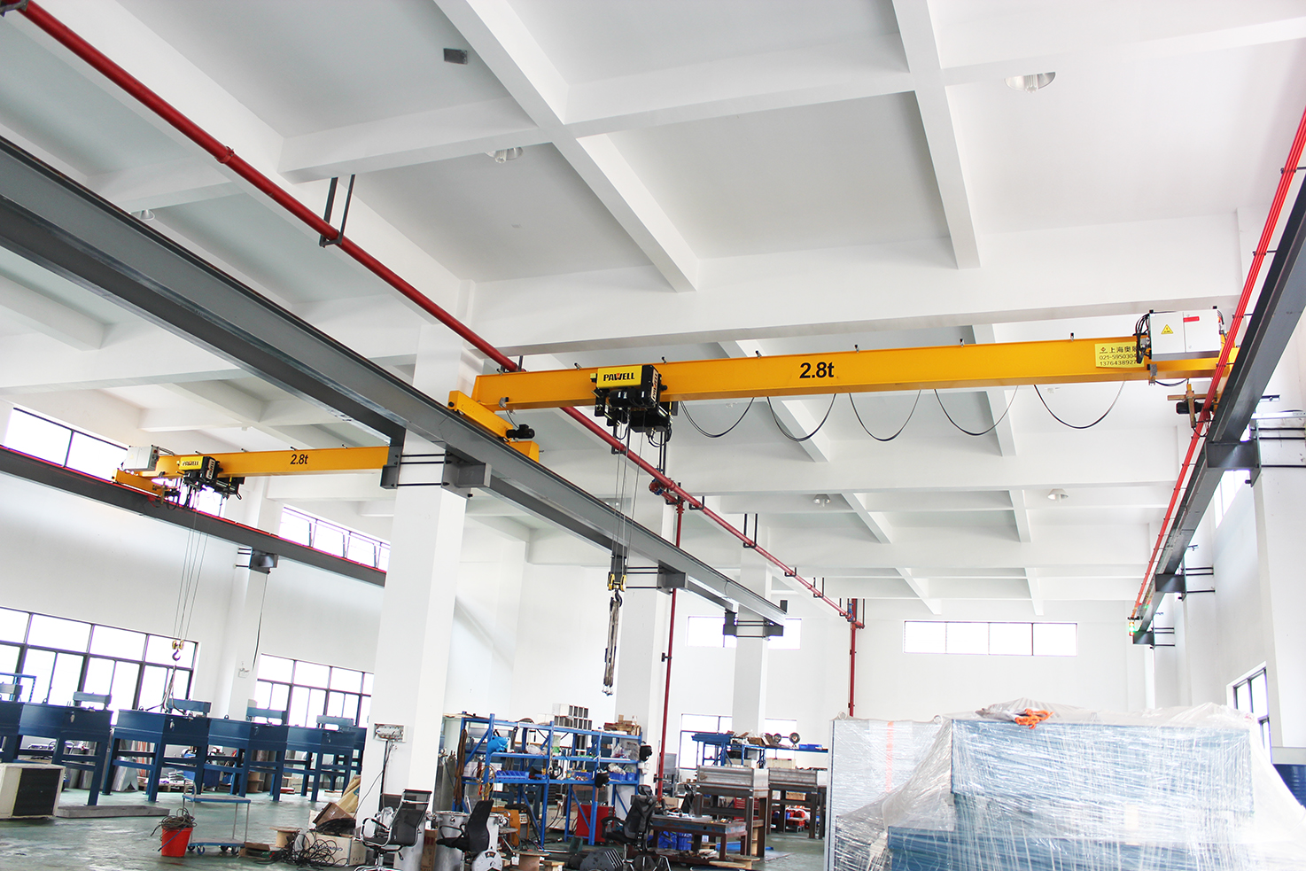 LD型2.8T歐式電動單梁起重機