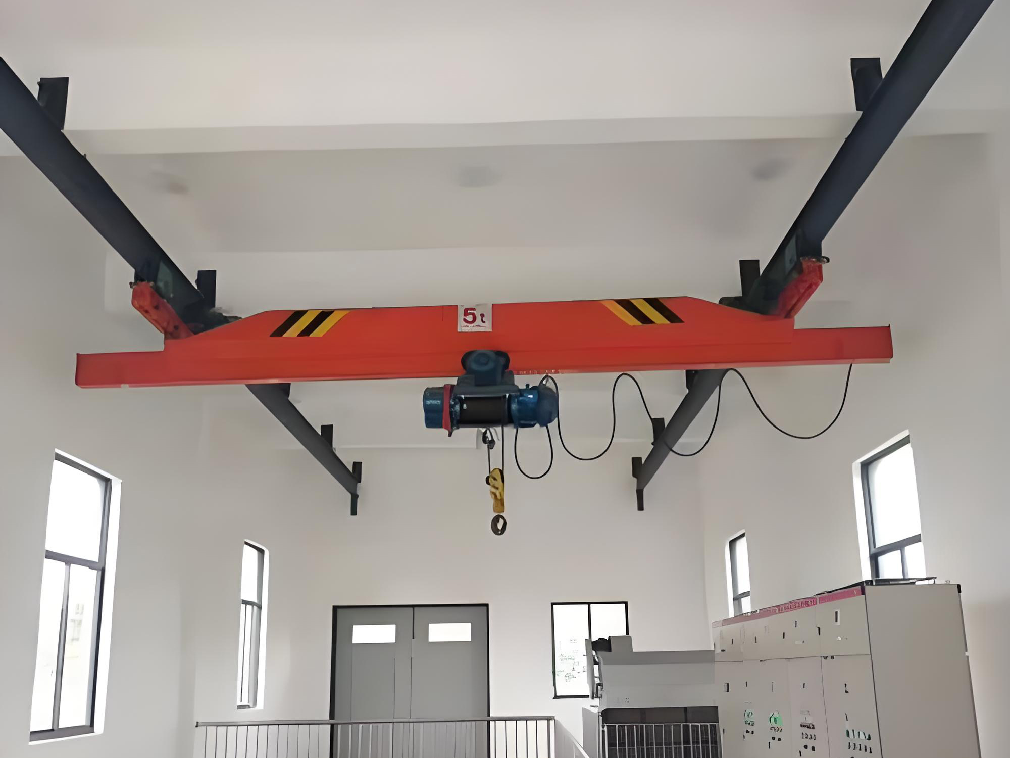 水廠污水處理泵站用LX電動單梁懸掛起重機