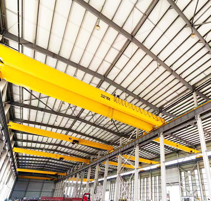 32/10T歐式電動葫蘆雙梁橋式起重機