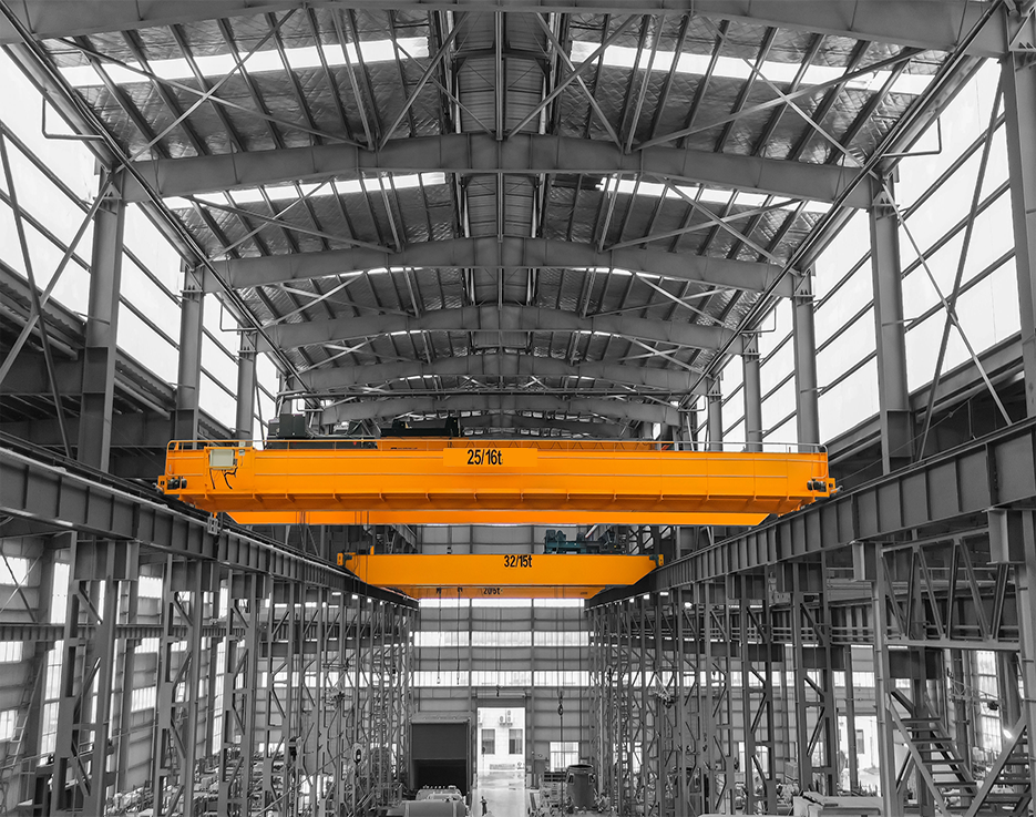 25/16T新中式電動葫蘆雙梁起重機