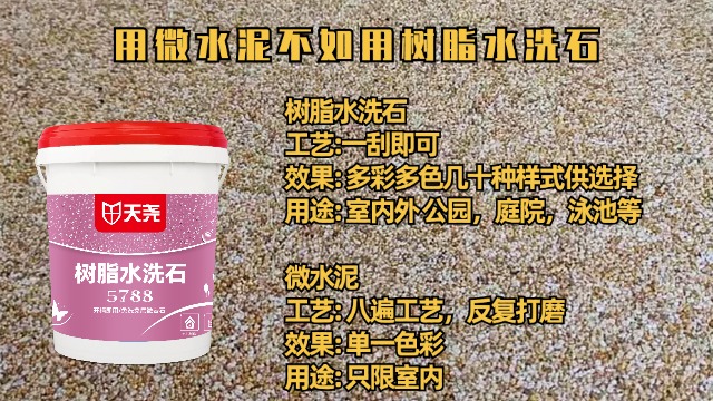 天堯無(wú)機(jī)樹脂水洗石
