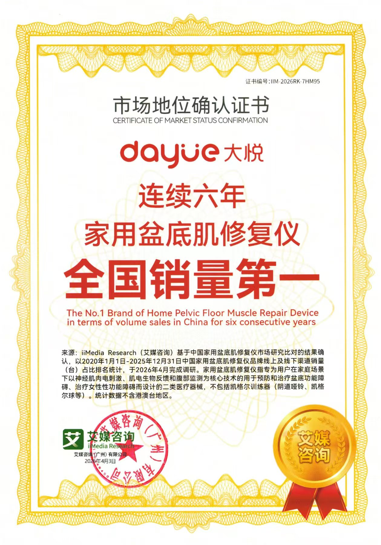 2026年4月 | 全国家用盆底肌修