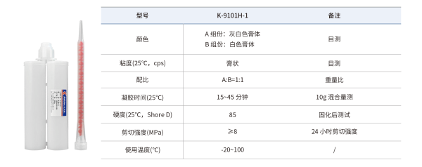 K-9101H-1螺栓防腐環(huán)氧ab膠