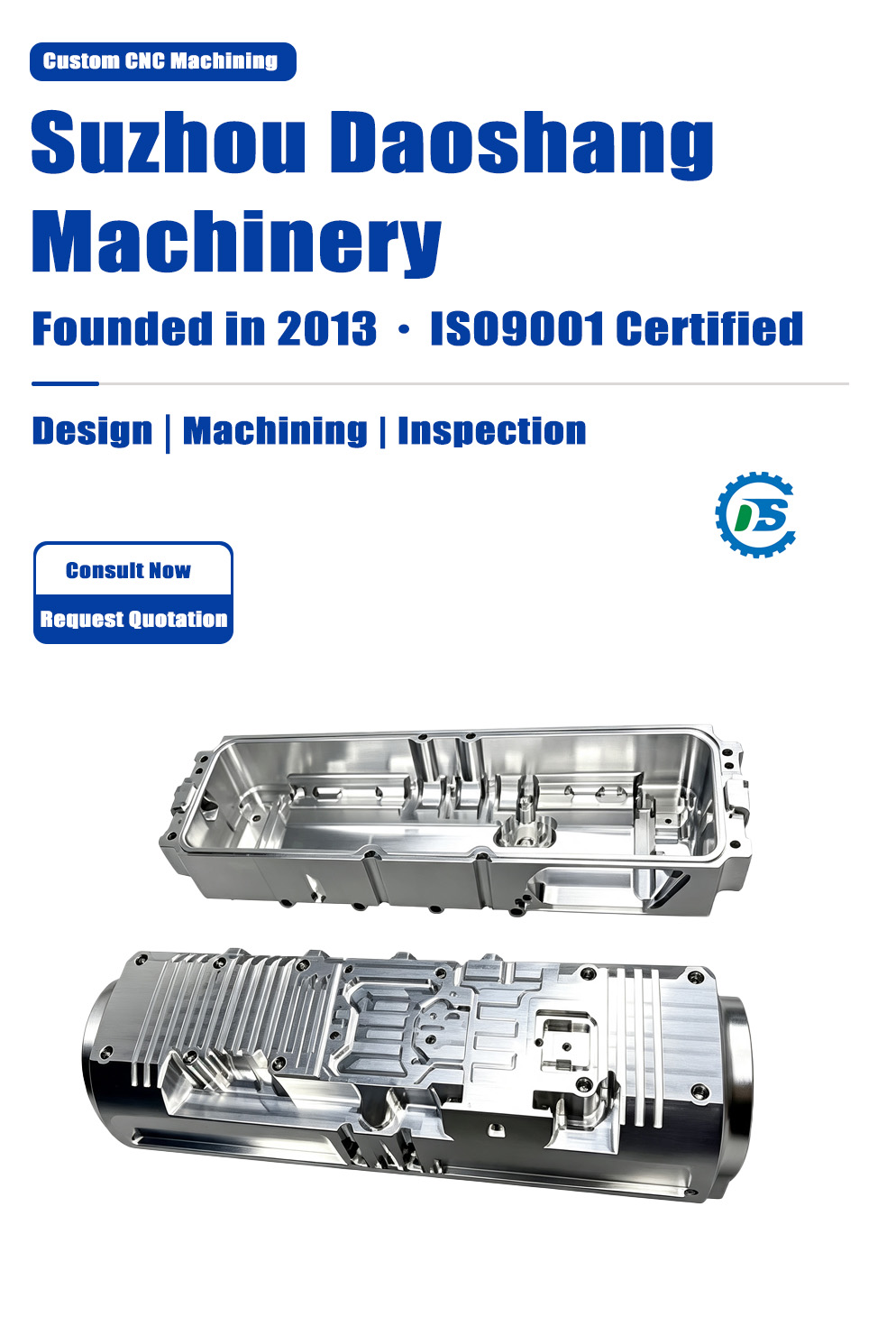 Custom CNC Machined Semiconductor Cavity Housing Assembly