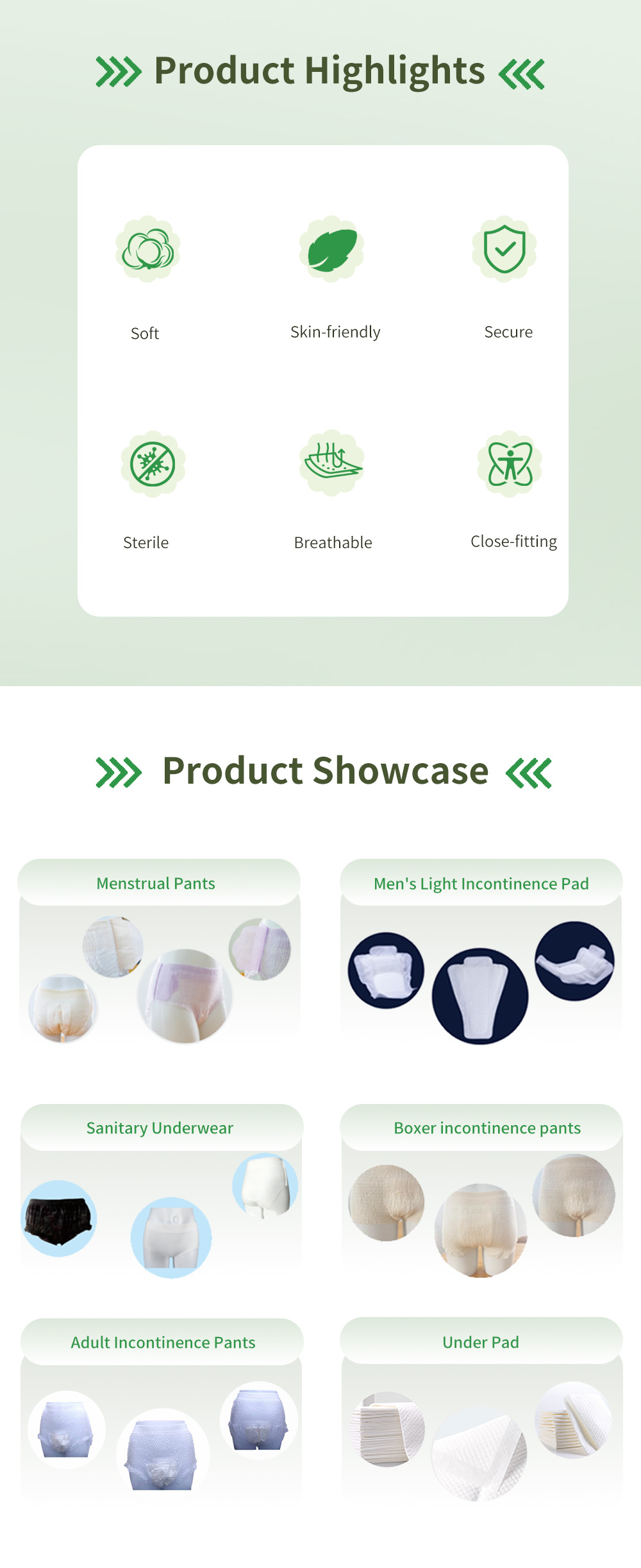 Disposable Adult Incontinence Pants for Elderly - ZHONGXIN