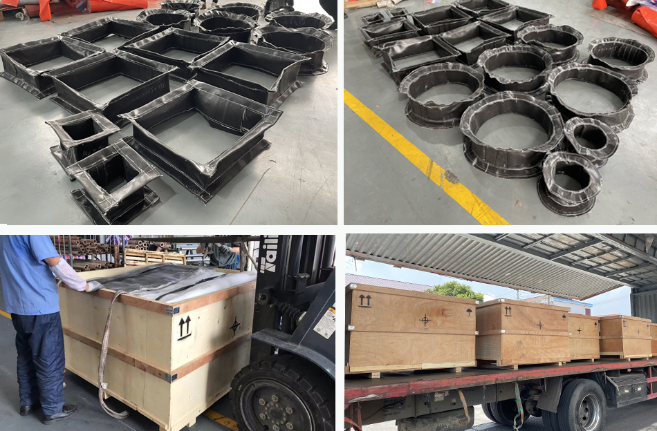 Flange-seamed Fabric Connection for Expansion Joint Packaging