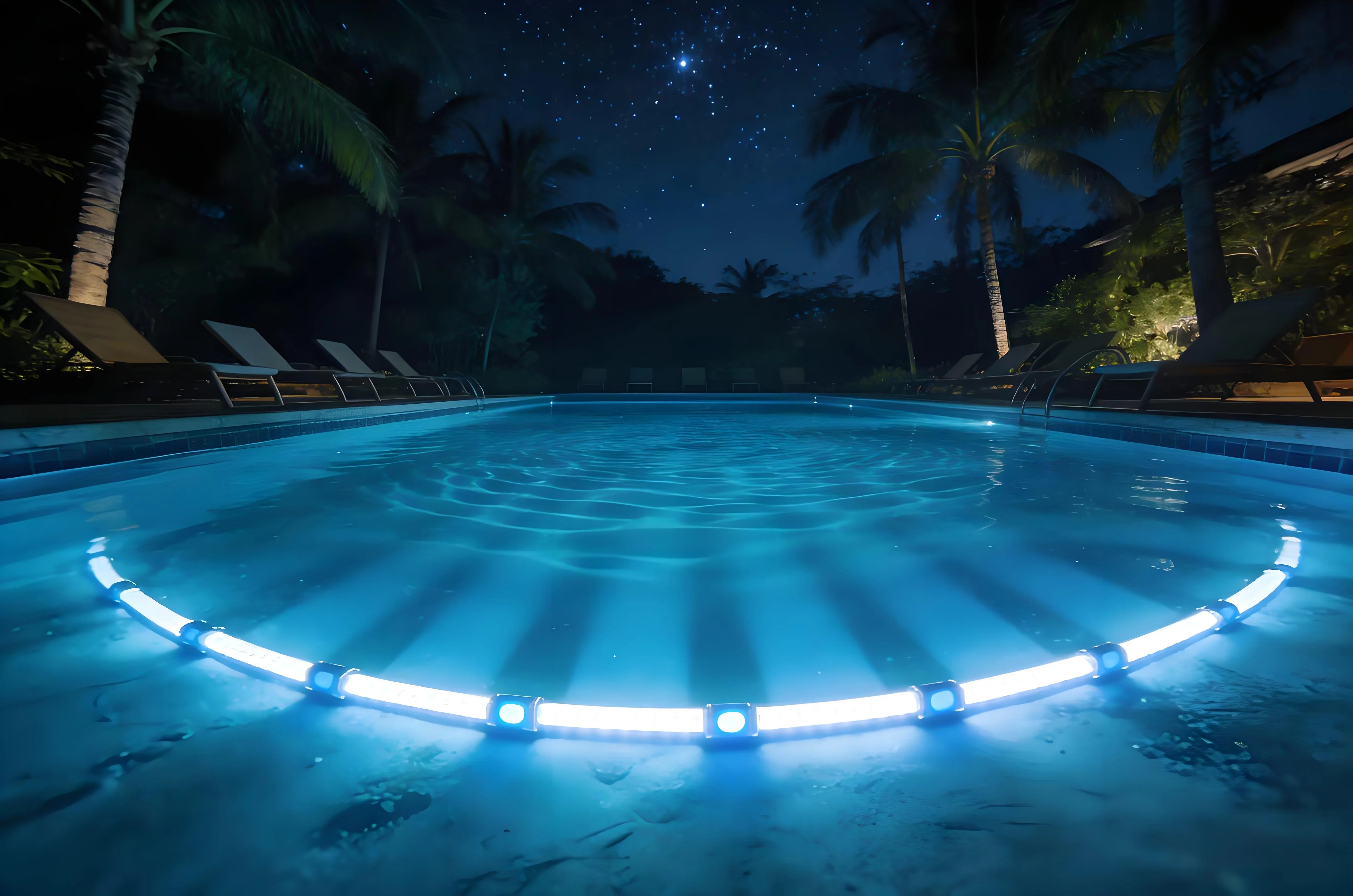 Led Strip Light In Pool IP68 Waterproof Pool LED Strip – Underwater Lighting, Anti-Chlorine ...