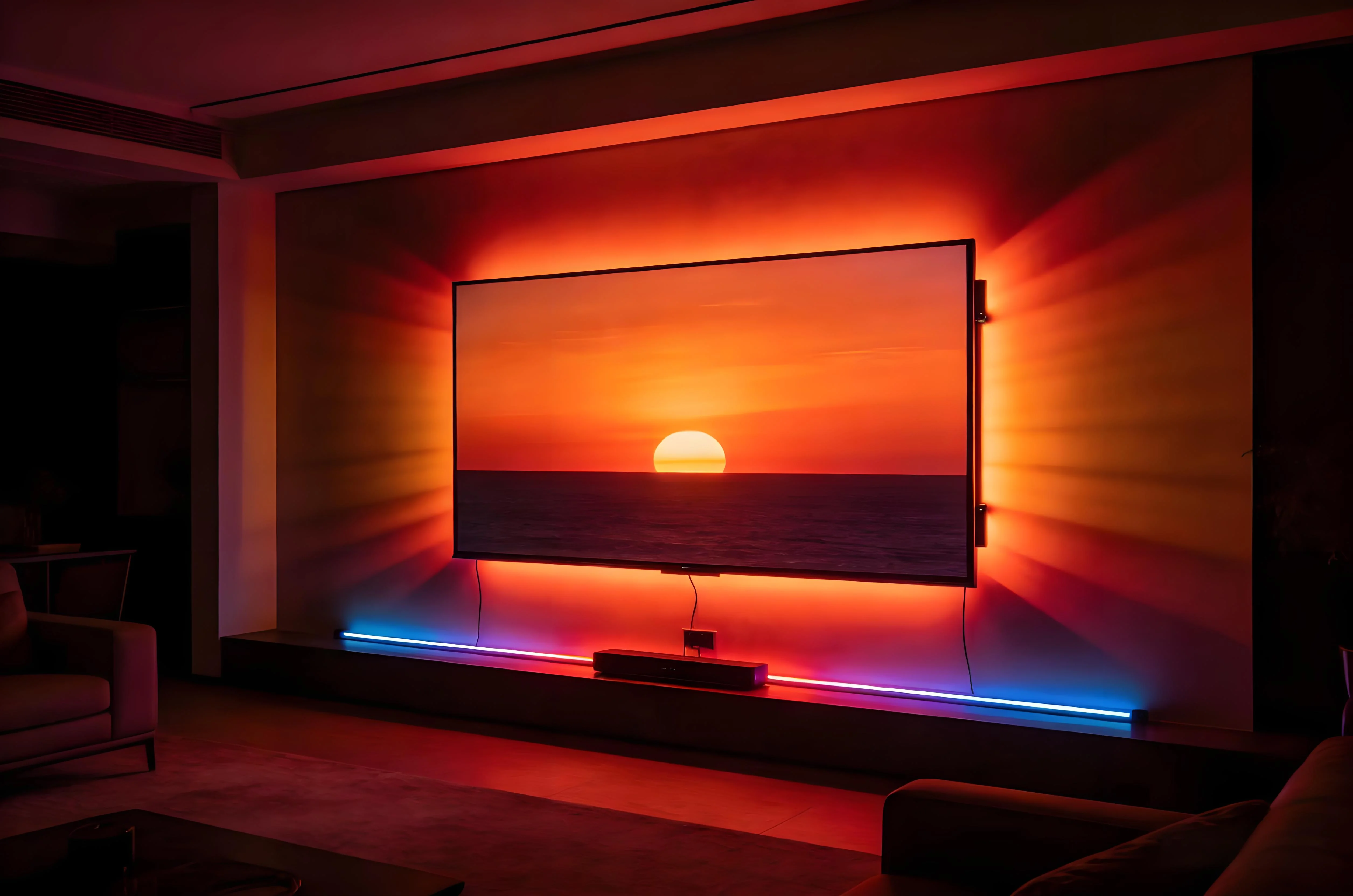 AI Smart RGB LED Strip – Music Sync, Screen Capture, 16M Colors, Smart Home