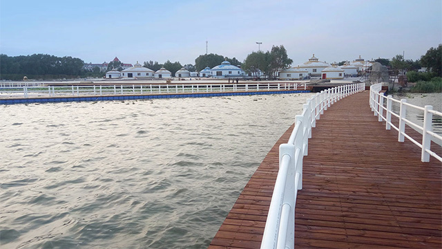 上海公園水上浮橋生產廠 上海旗華水上工程建設股份供應