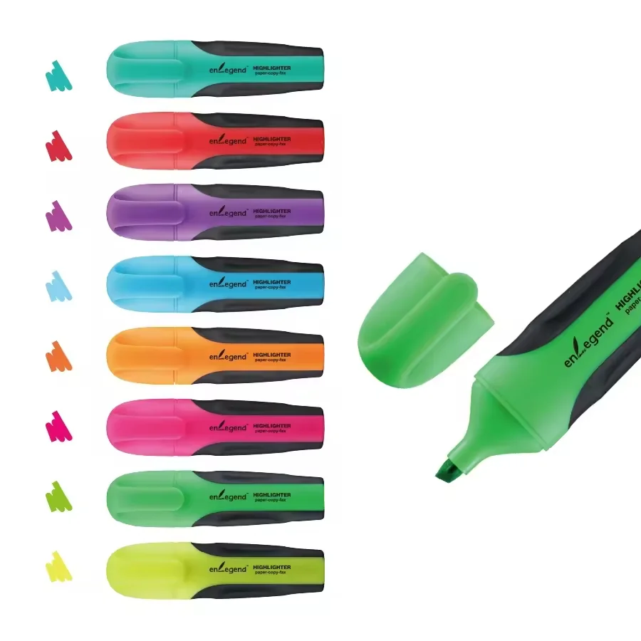 Ergonomic Neon and Pastel Highlighters Wholesale Stationery Buyers E604bc185bc1e61fdc7ff81152917576