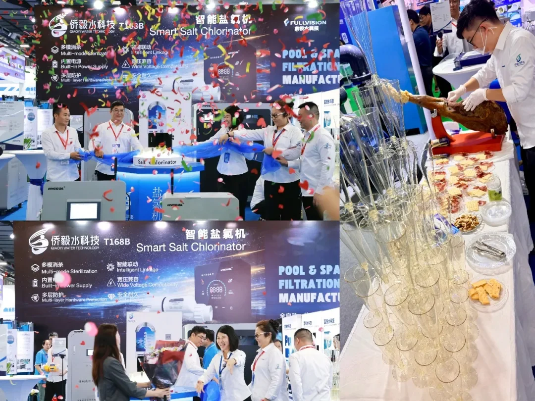 Qiaoyi Debuts at the 2026 Asia Pool & Spa Expo: Dual New Products-Salt Chlorinator and SmartChlor Make a Grand Debut! Qiaoyi Debuts at the 2026 Asia Pool & Spa Expo: Dual New Products-Salt Chlorinator and SmartChlor Make a Grand Debut!