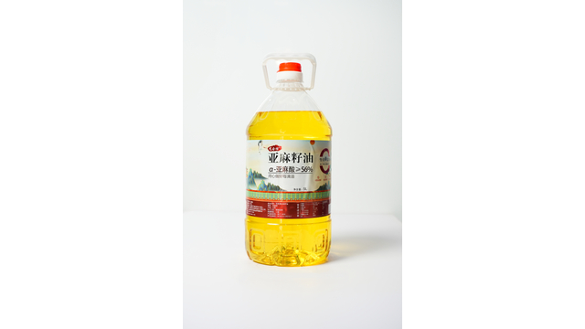 吕梁小包装亚麻籽油适合三高人群食用,亚麻籽油