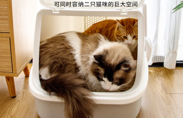 安徽可折叠猫砂盆进口,猫砂盆