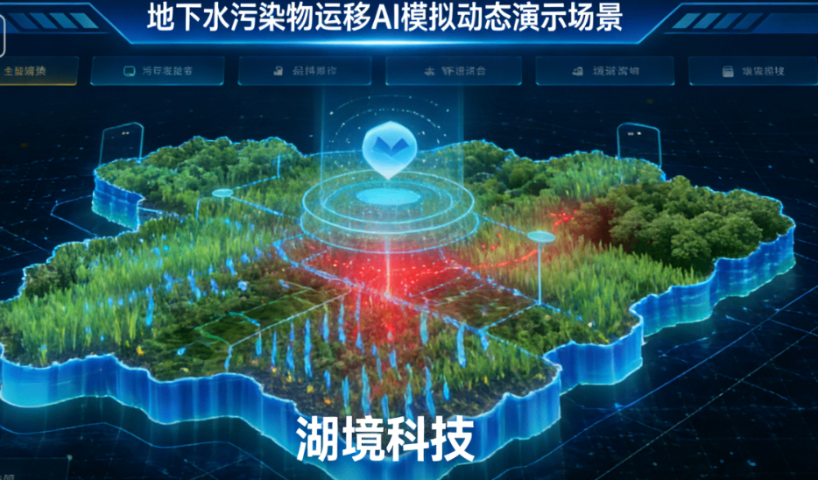重慶地下水人工智能展示平臺 上海湖境科技供應