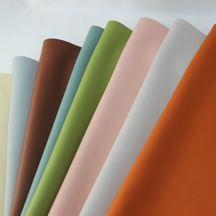 D600 Environmental PU compliant with GRS biology base made artificial leather
