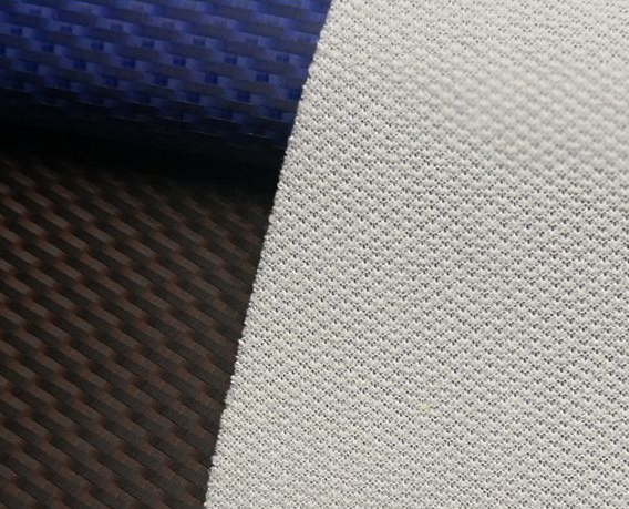 DN005: Carbon Fiber Pattern Automotive Interior Fabric with