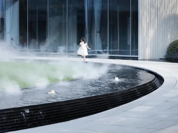 Cooling Fog Mist Fountain