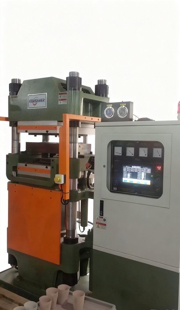 移模式剎車片熱壓成型機