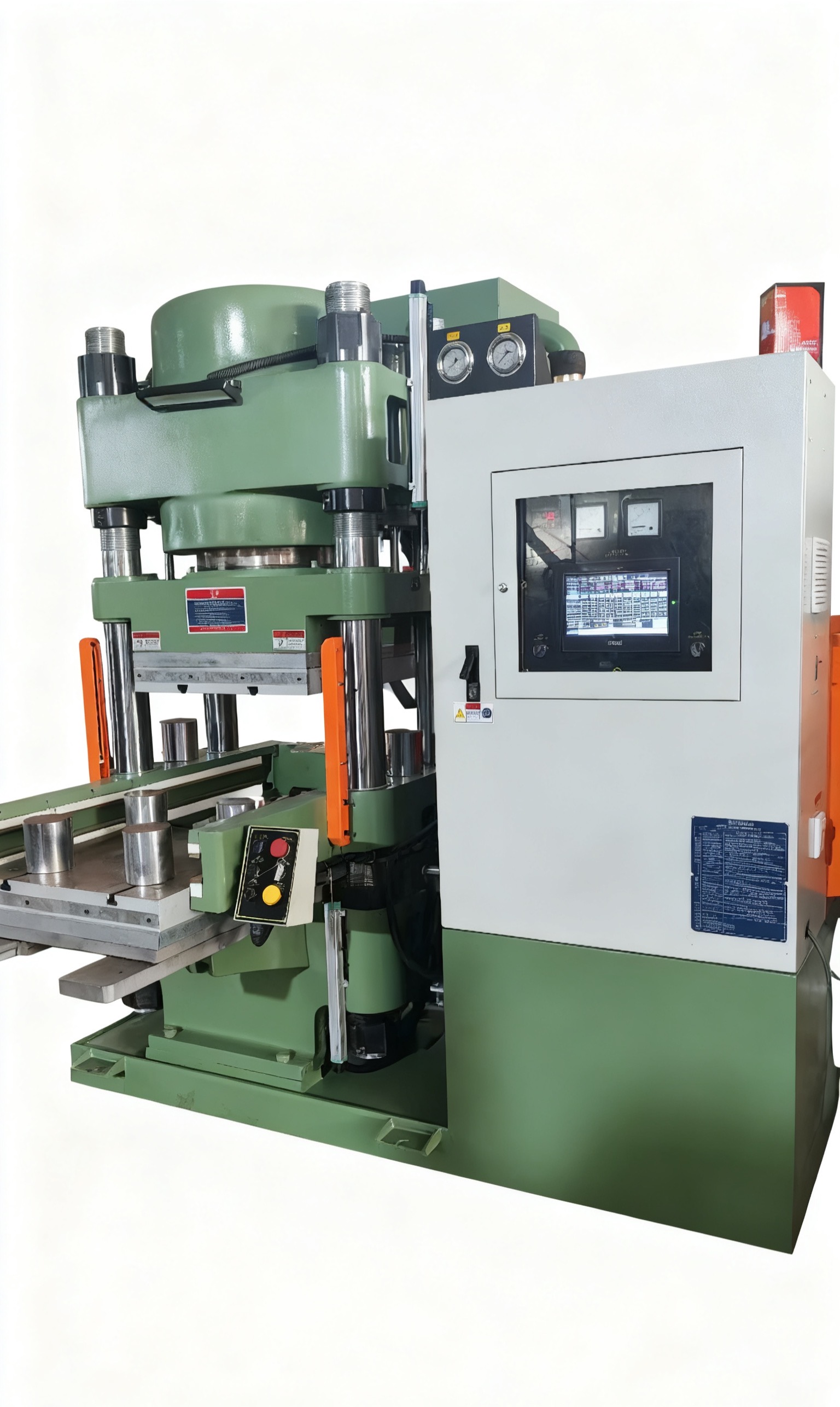 移模式剎車片熱壓成型機