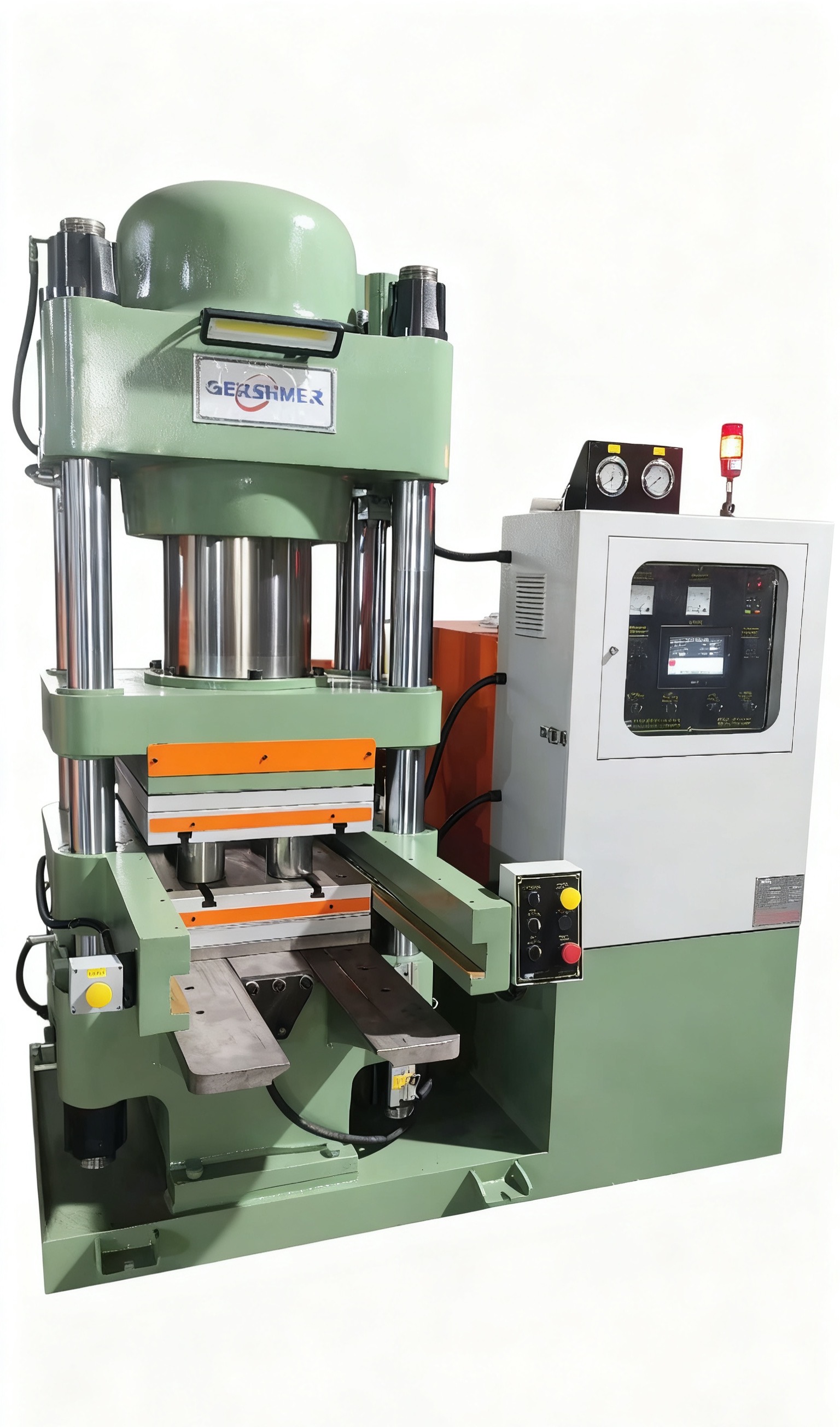 移模式剎車片熱壓成型機