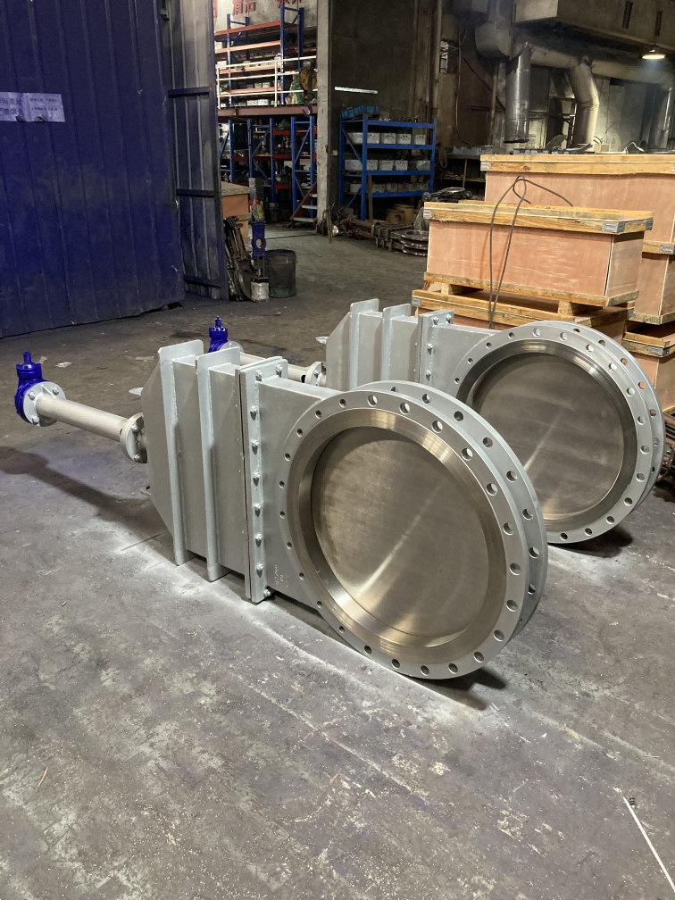 大口徑傘齒輪刀型閘閥