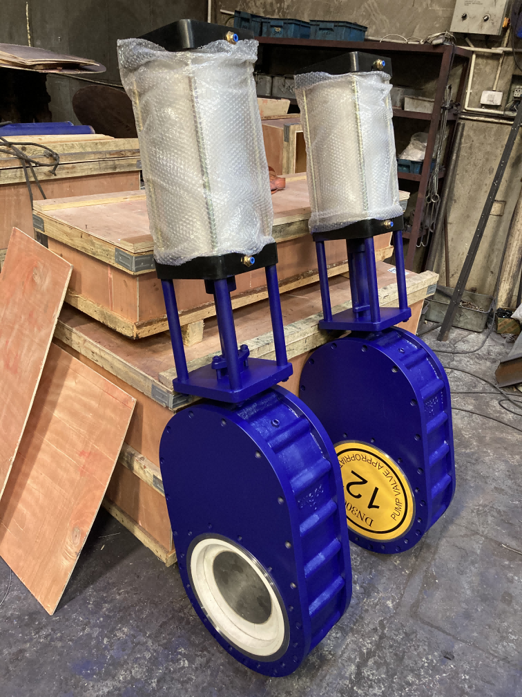 氣動陶瓷雙閘板閥2