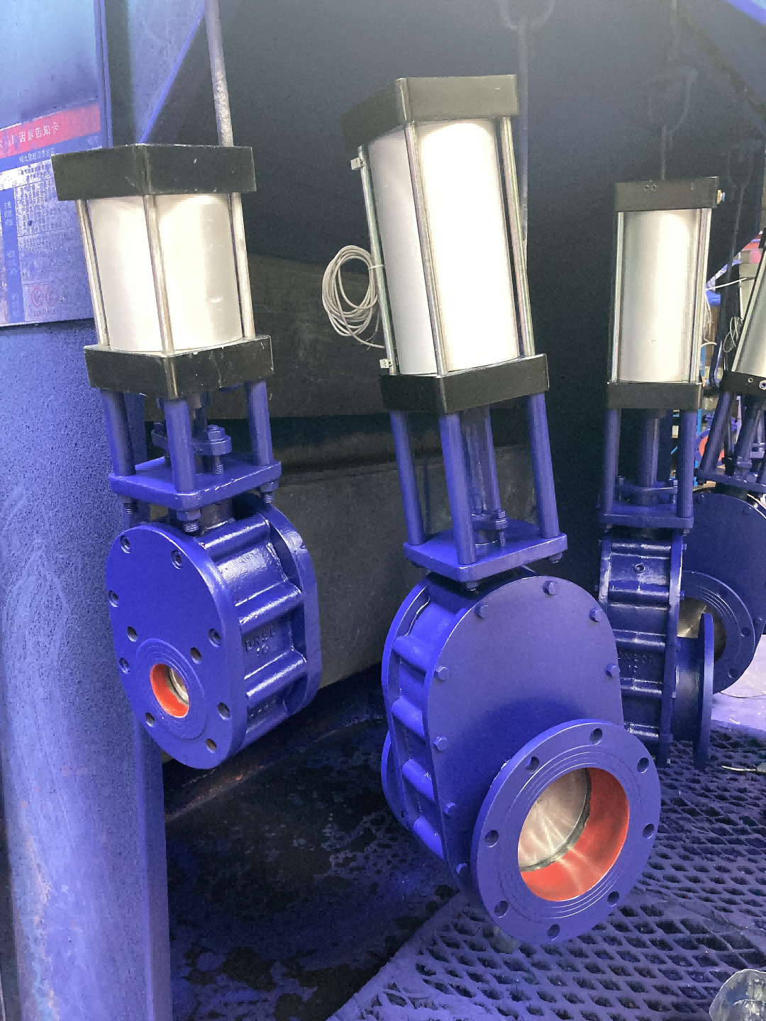 氣動合金雙閘板閥