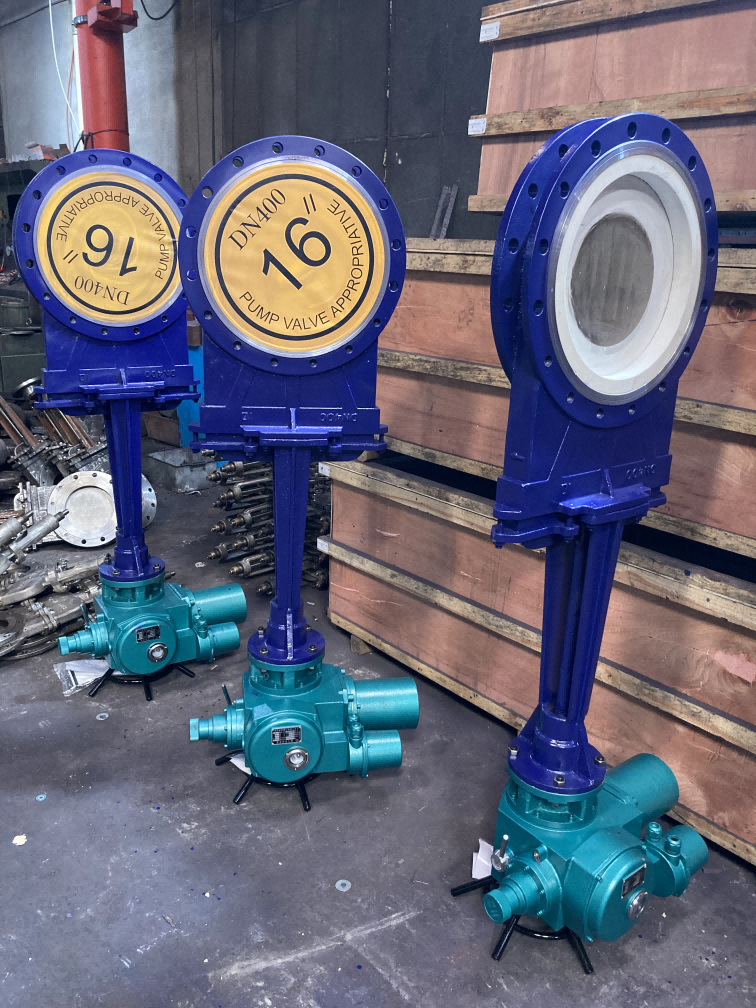 電動陶瓷刀型閘閥