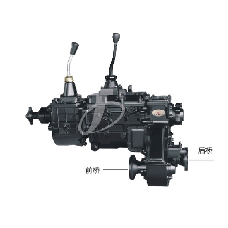 EQ545 NJ130(小飛)主箱總成帶EQ545(中掛)變速箱總成及前后(氣動(dòng))分動(dòng)箱總成