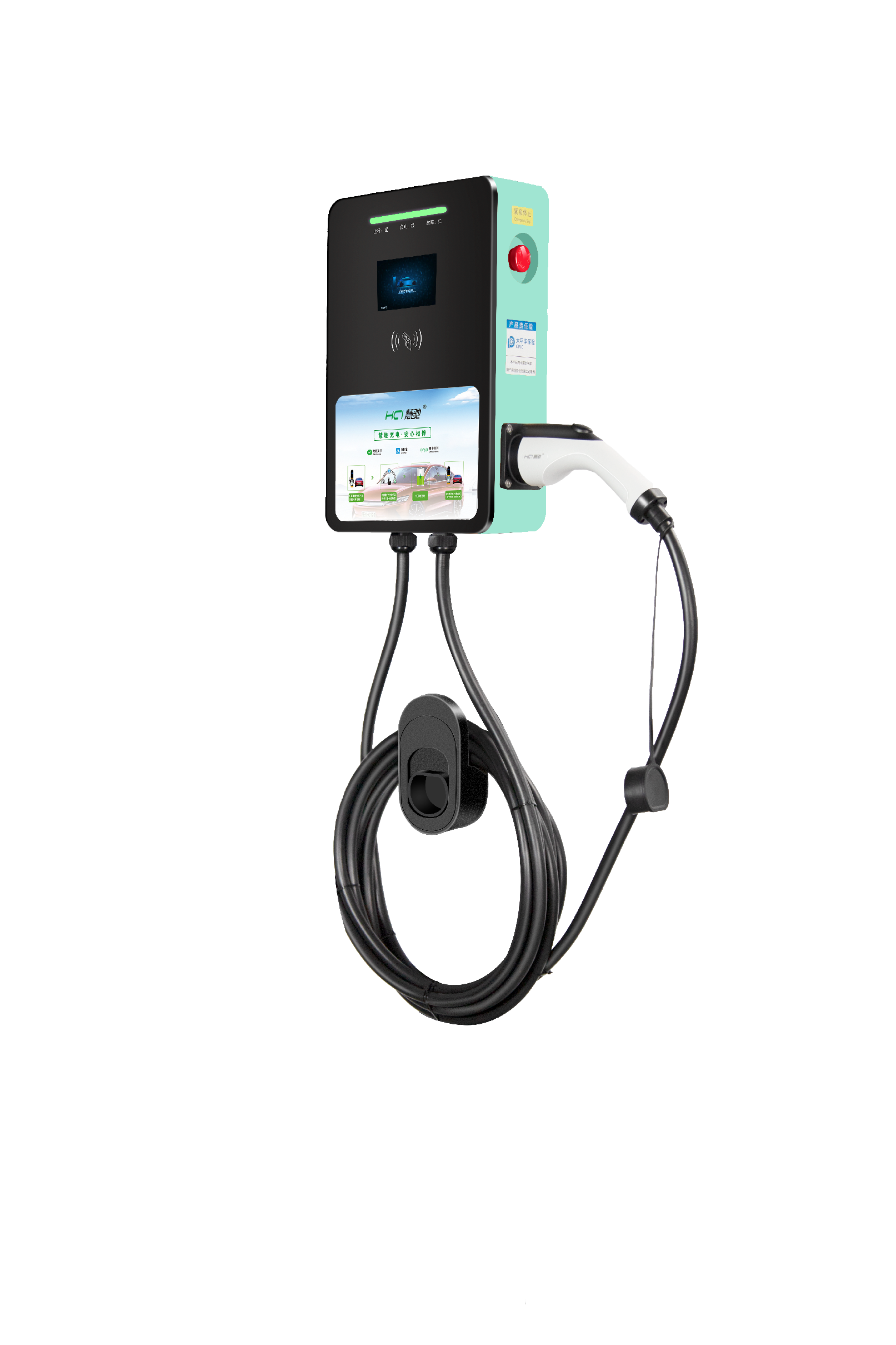 7KW/11KW/22KW欧标壁挂/立柱式交流汽车泰科