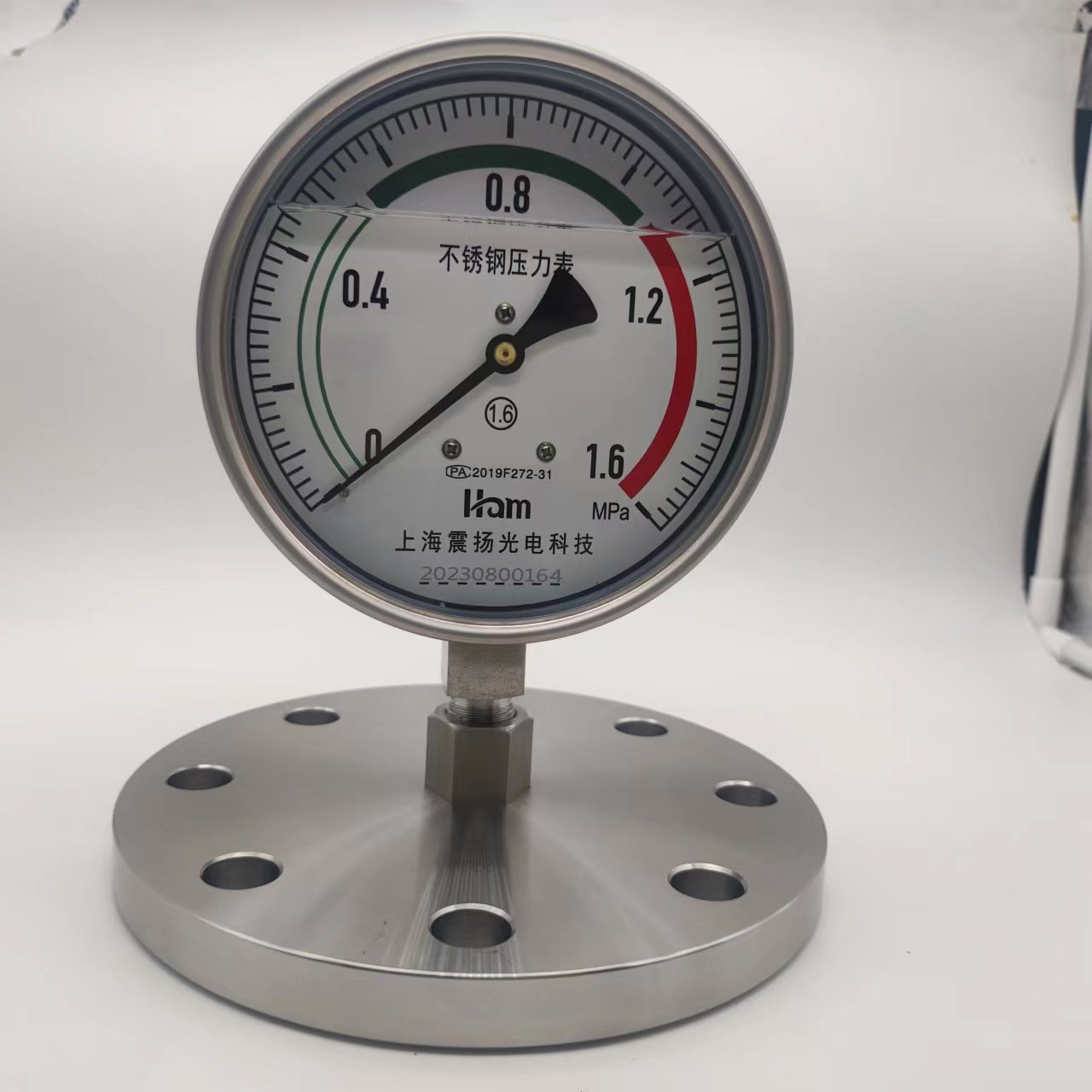 YPF-BF不銹鋼膜片壓力表