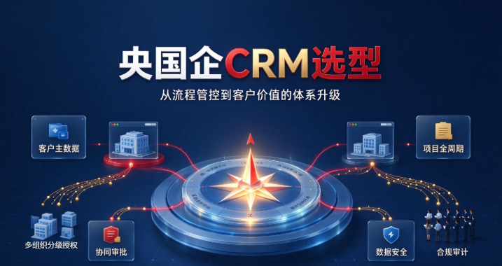 央国企CRM选型指南:信创合规、数据安全与集团管控三条红线