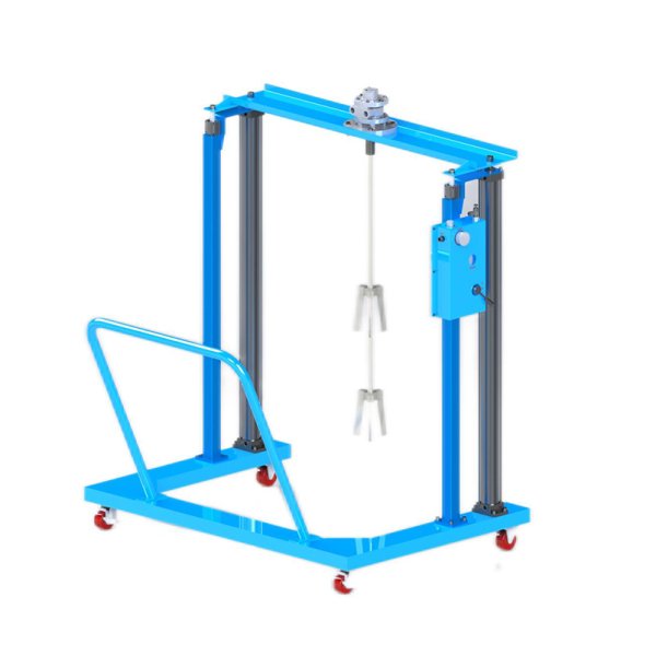 HXIBCTC噸桶框架移動式（shì）氣動攪拌機