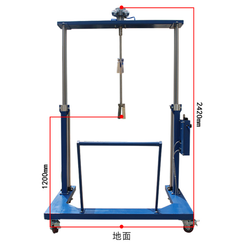 YSMASJ-V6氣動升降攪拌機IBC桶用