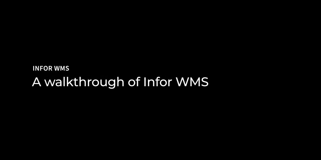 Infor WMS
