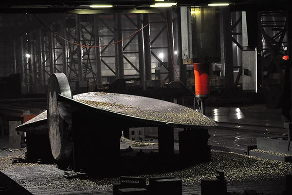 Cast steel pump blade
