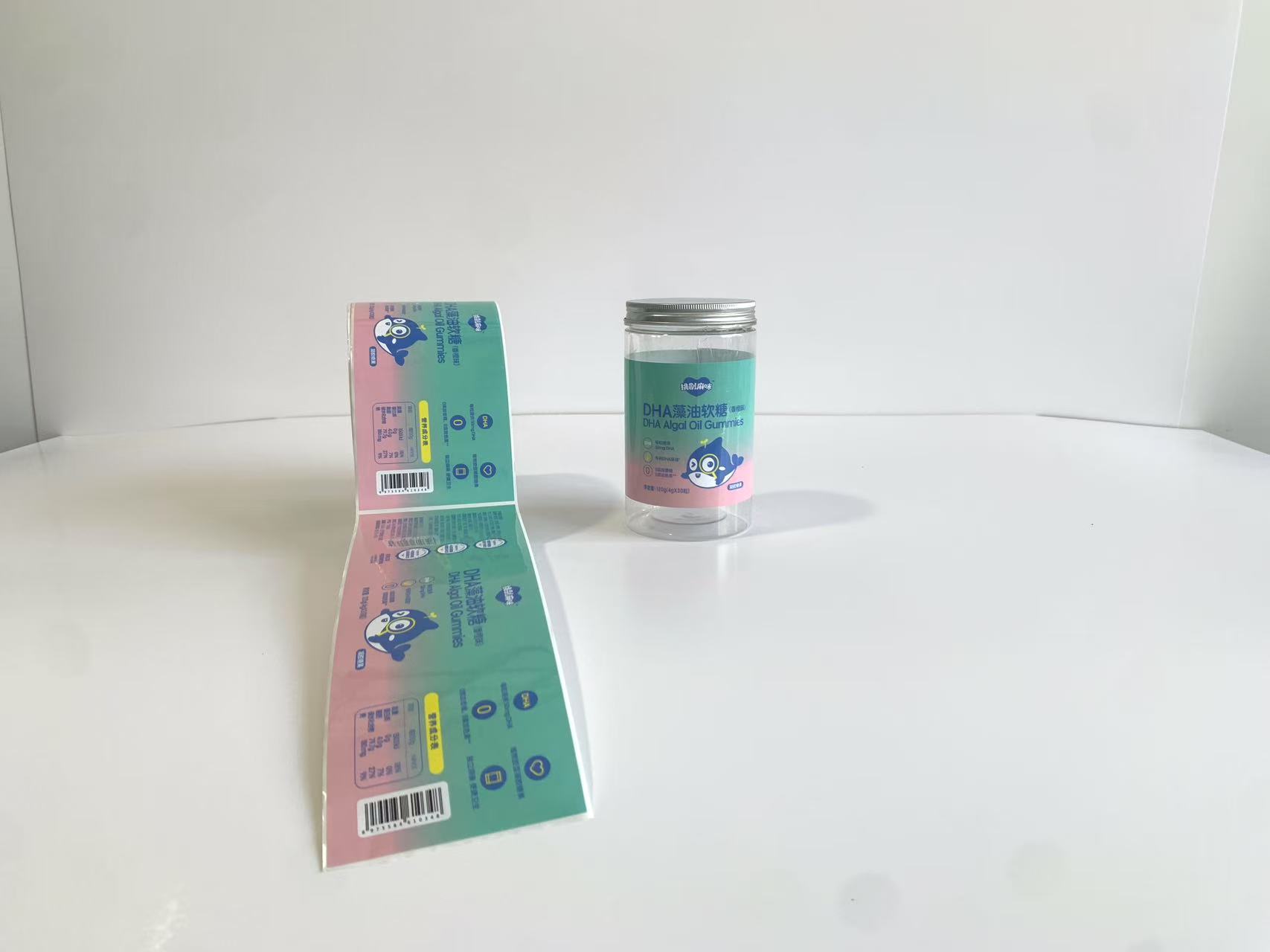 铜板纸过膜不干胶标签