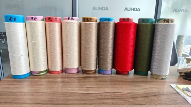 嘉興超黑細旦加彈絲老牌商家 杭州奧華紡織供應