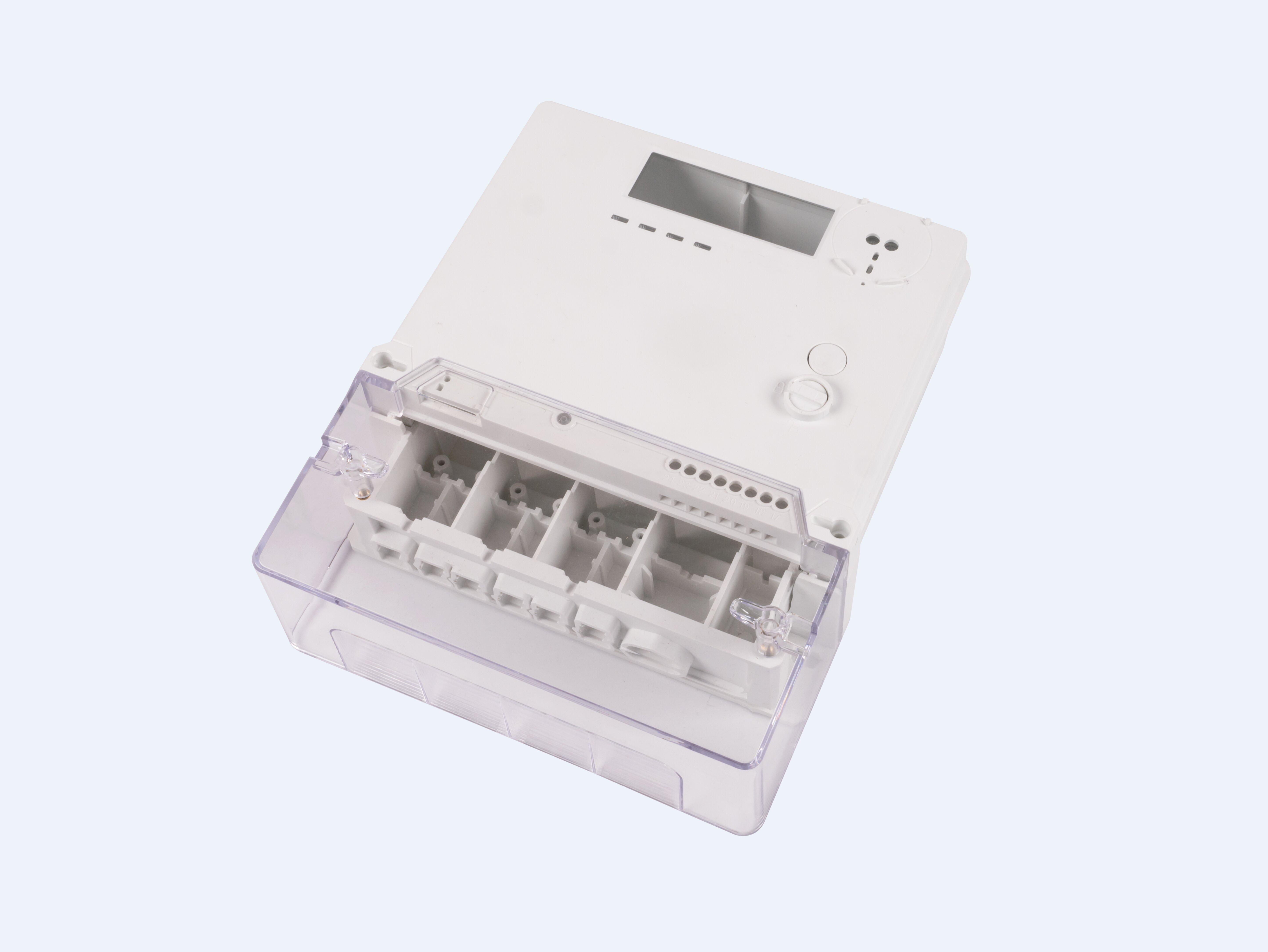 three-phase electricity meter casing