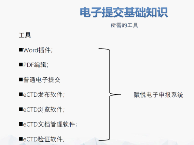 山東電子申報eCTD名稱