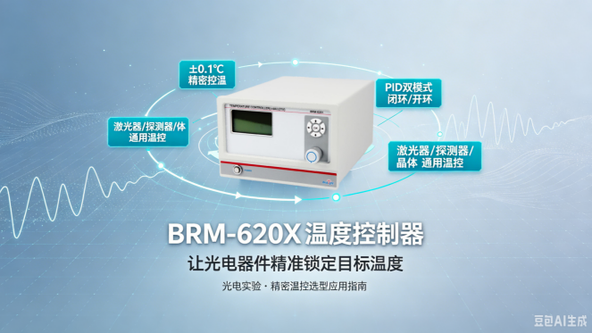 BRM-620X溫度控制器+安裝座，快速搭建激光器溫控系統(tǒng)